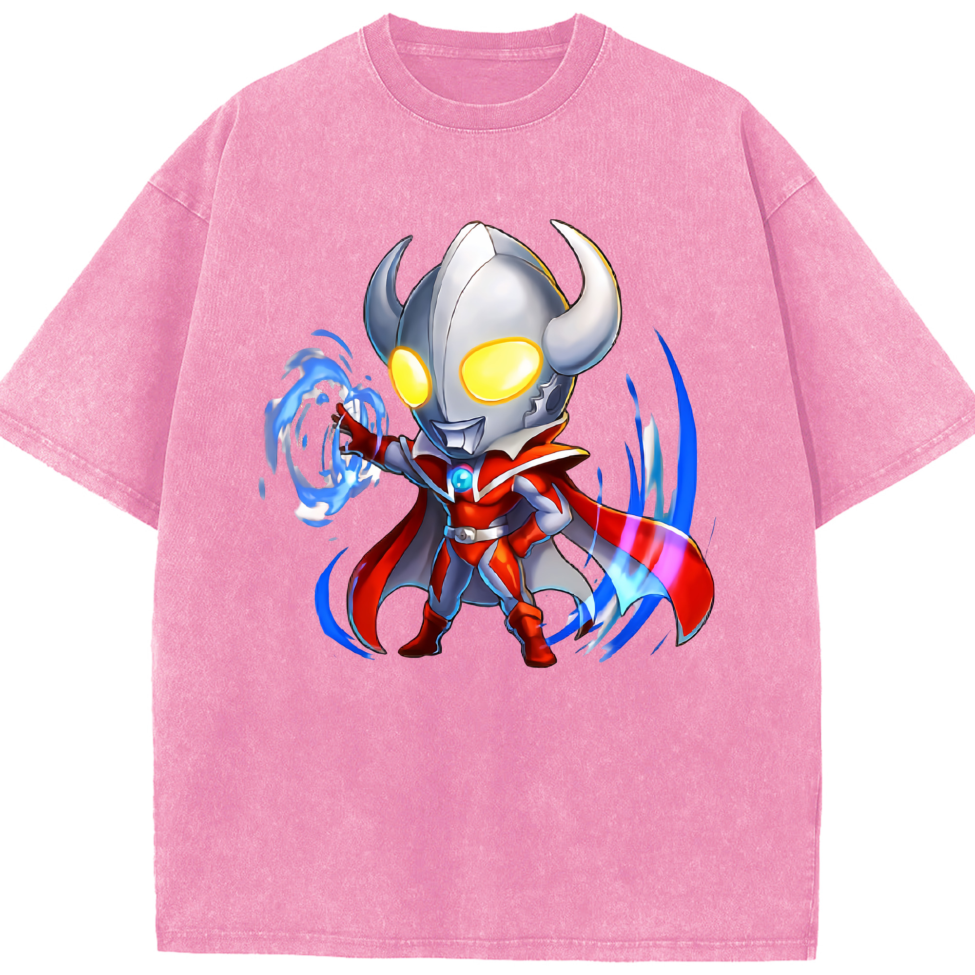 （画像用） ウルトラマン Ultraman 綿100% ヴィンテージ風 半袖Tシャツ（フロントプリント）